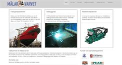 Desktop Screenshot of malarvarvet.se